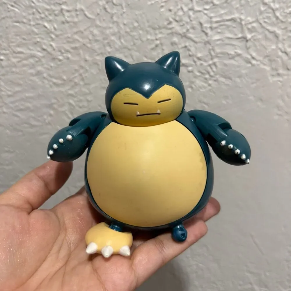 Pokemon Snorlax 5” Soft Belly Articulated Action Figure 2017 Toy Nintendo Tomy